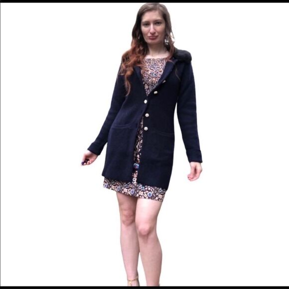 Adrienne Vittadini Sweaters - Adrienne Vittadini wool blend pearl button cardigan SZ Xsmall